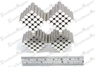 China Diskette NdFeB-Magnet-Silber-Farbe super starker Sensor NdFeB dauerhafter Magnet-4 * 2 Millimeter fournisseur