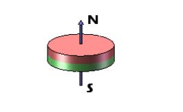 Großer Magnet-Durchmesser der Disketten-N35 10 * 5 Millimeter, Neodym-Magnet-Diskette anti- Crossion