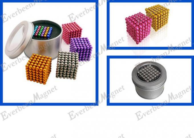 Magie 5mm/3mm Neodym-Ball-Magneten bunt für magnetisches Gesundheits-Produkt