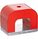 Rot gemalter riesiger Hufeisenmagnet für Luftfahrt- und Militär, Hufeisenalnico 5 Magneten fournisseur